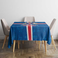 Iceland Icelandic National Day Tablecloth Happy 81th Anniversary