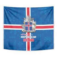 Iceland Icelandic National Day Tapestry Happy 81th Anniversary