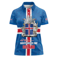 Iceland Icelandic National Day Women Polo Shirt Happy 81th Anniversary
