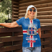 Iceland Icelandic National Day Women Polo Shirt Happy 81th Anniversary