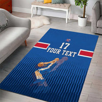 Iceland Basketball Custom Area Rug Blue Style