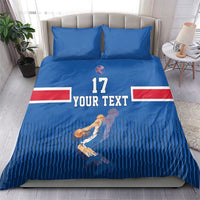 Iceland Basketball Custom Bedding Set Blue Style