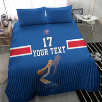 Iceland Basketball Custom Bedding Set Blue Style