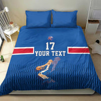 Iceland Basketball Custom Bedding Set Blue Style
