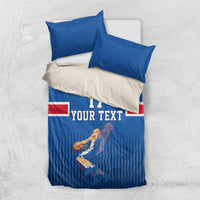 Iceland Basketball Custom Bedding Set Blue Style