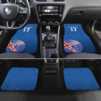 Iceland Basketball Custom Car Mats Blue Style