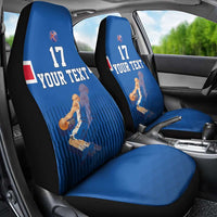 Iceland Basketball Custom Car Seat Cover Blue Style
