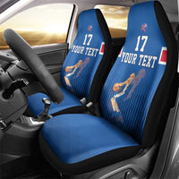 Iceland Basketball Custom Car Seat Cover Blue Style