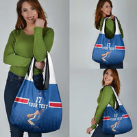 Iceland Basketball Custom Grocery Bag Blue Style