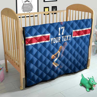 Iceland Basketball Custom Quilt Blue Style