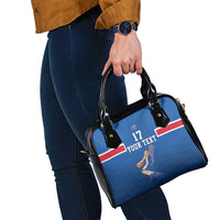 Iceland Basketball Custom Shoulder Handbag Blue Style
