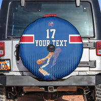 Iceland Basketball Custom Spare Tire Cover Blue Style