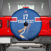 Iceland Basketball Custom Spare Tire Cover Blue Style