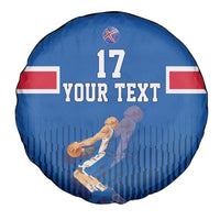 Iceland Basketball Custom Spare Tire Cover Blue Style