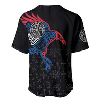 Iceland Viking Culture Baseball Jersey Norse Mythology Raven Tattoo