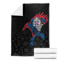 Iceland Viking Culture Blanket Norse Mythology Raven Tattoo