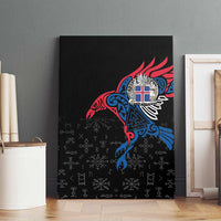Iceland Viking Culture Canvas Wall Art Norse Mythology Raven Tattoo