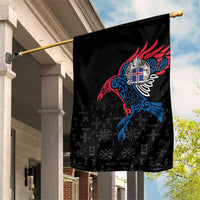 Iceland Viking Culture Garden Flag Norse Mythology Raven Tattoo