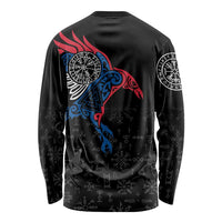 Iceland Viking Culture Long Sleeve Shirt Norse Mythology Raven Tattoo