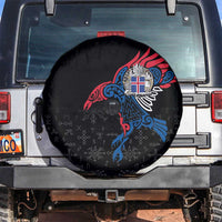 Iceland Viking Culture Spare Tire Cover Norse Mythology Raven Tattoo