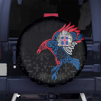 Iceland Viking Culture Spare Tire Cover Norse Mythology Raven Tattoo