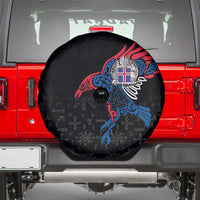 Iceland Viking Culture Spare Tire Cover Norse Mythology Raven Tattoo