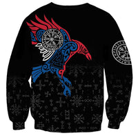 Iceland Viking Culture Sweatshirt Norse Mythology Raven Tattoo