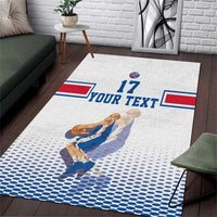 Iceland Basketball Custom Area Rug White Style