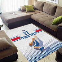 Iceland Basketball Custom Area Rug White Style