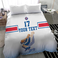 Iceland Basketball Custom Bedding Set White Style