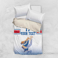 Iceland Basketball Custom Bedding Set White Style