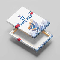 Iceland Basketball Custom Canvas Wall Art White Style