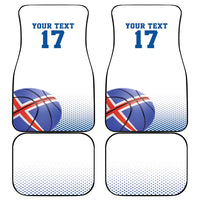 Iceland Basketball Custom Car Mats White Style