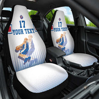 Iceland Basketball Custom Car Seat Cover White Style