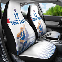 Iceland Basketball Custom Car Seat Cover White Style