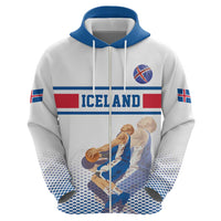 Iceland Basketball Custom Hoodie White Style