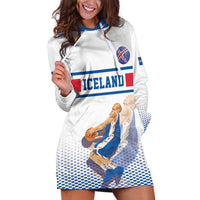 Iceland Basketball Custom Hoodie Dress White Style