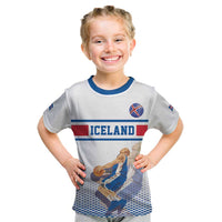 Iceland Basketball Custom Kid T Shirt White Style