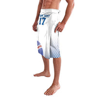Iceland Basketball Custom Lavalava White Style
