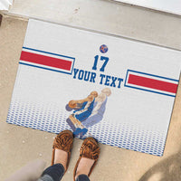 Iceland Basketball Custom Rubber Doormat White Style
