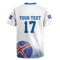 Iceland Basketball Custom Rugby Jersey White Style