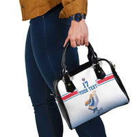 Iceland Basketball Custom Shoulder Handbag White Style