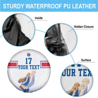 Iceland Basketball Custom Spare Tire Cover White Style