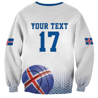 Iceland Basketball Custom Sweatshirt White Style