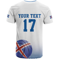 Iceland Basketball Custom T Shirt White Style