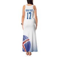 Iceland Basketball Custom Tank Maxi Dress White Style