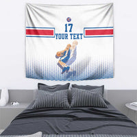 Iceland Basketball Custom Tapestry White Style