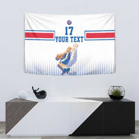 Iceland Basketball Custom Tapestry White Style