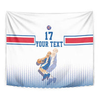 Iceland Basketball Custom Tapestry White Style