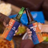 Custom Scotland and Australia Rugby 4 in 1 Can Cooler Tumbler Wallabies Thistle Together